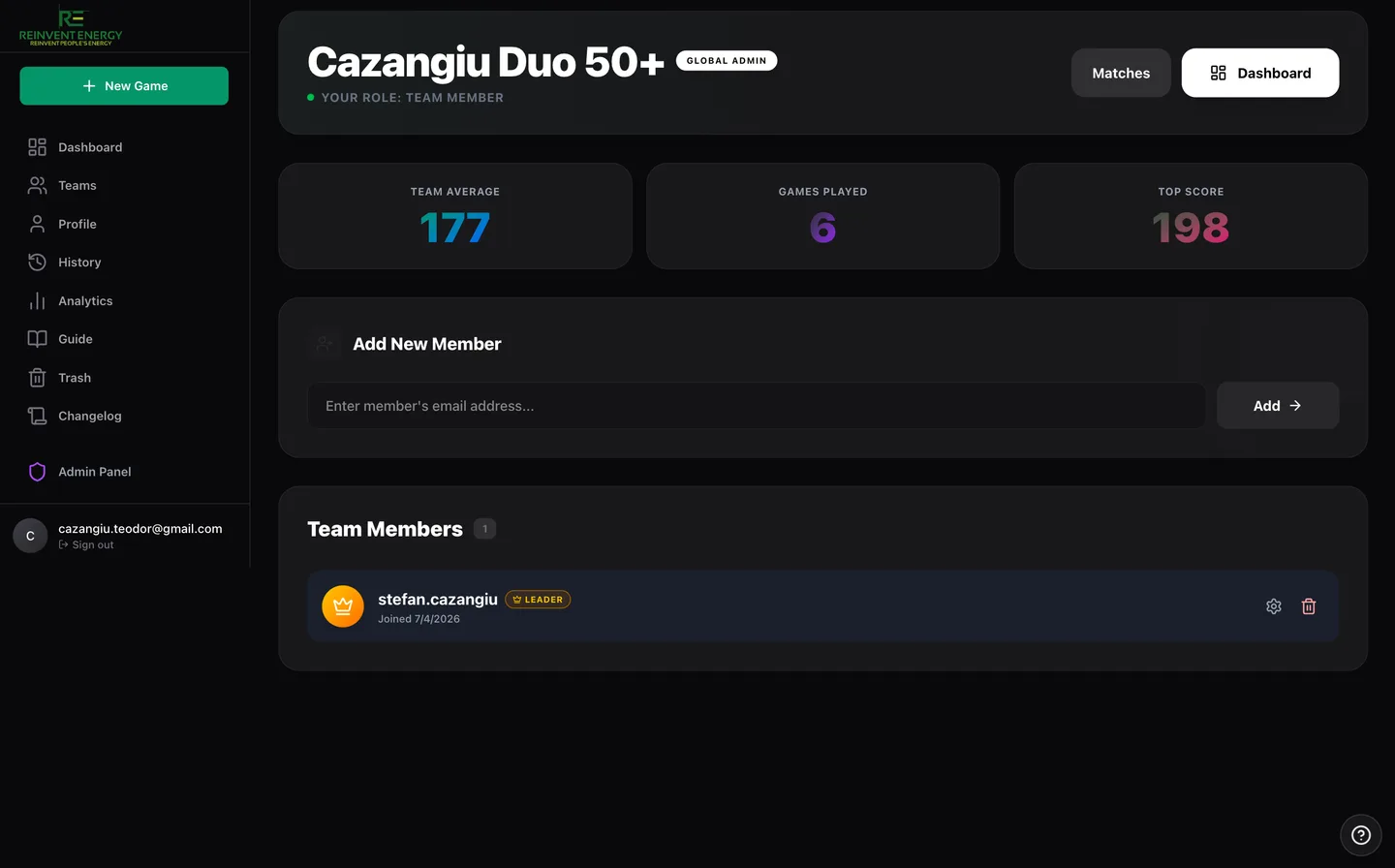 Echipe cu roluri și invitații